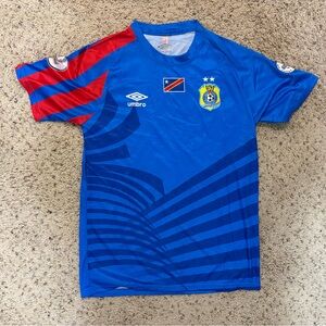Umbro Kids Blue Congo Soccer Jersey
